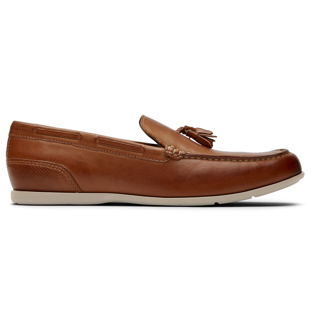 Mocassins Rockport Homem Marrom - Malcom Tassel - 24179DJOZ